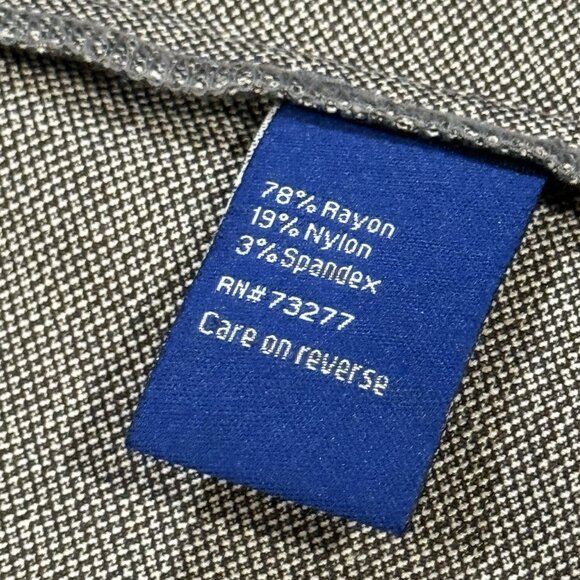 Apt 9 Open Birdeye Gray Structured Office Blazer Womens Suit Jacket Size Medium - Picture 7 of 10